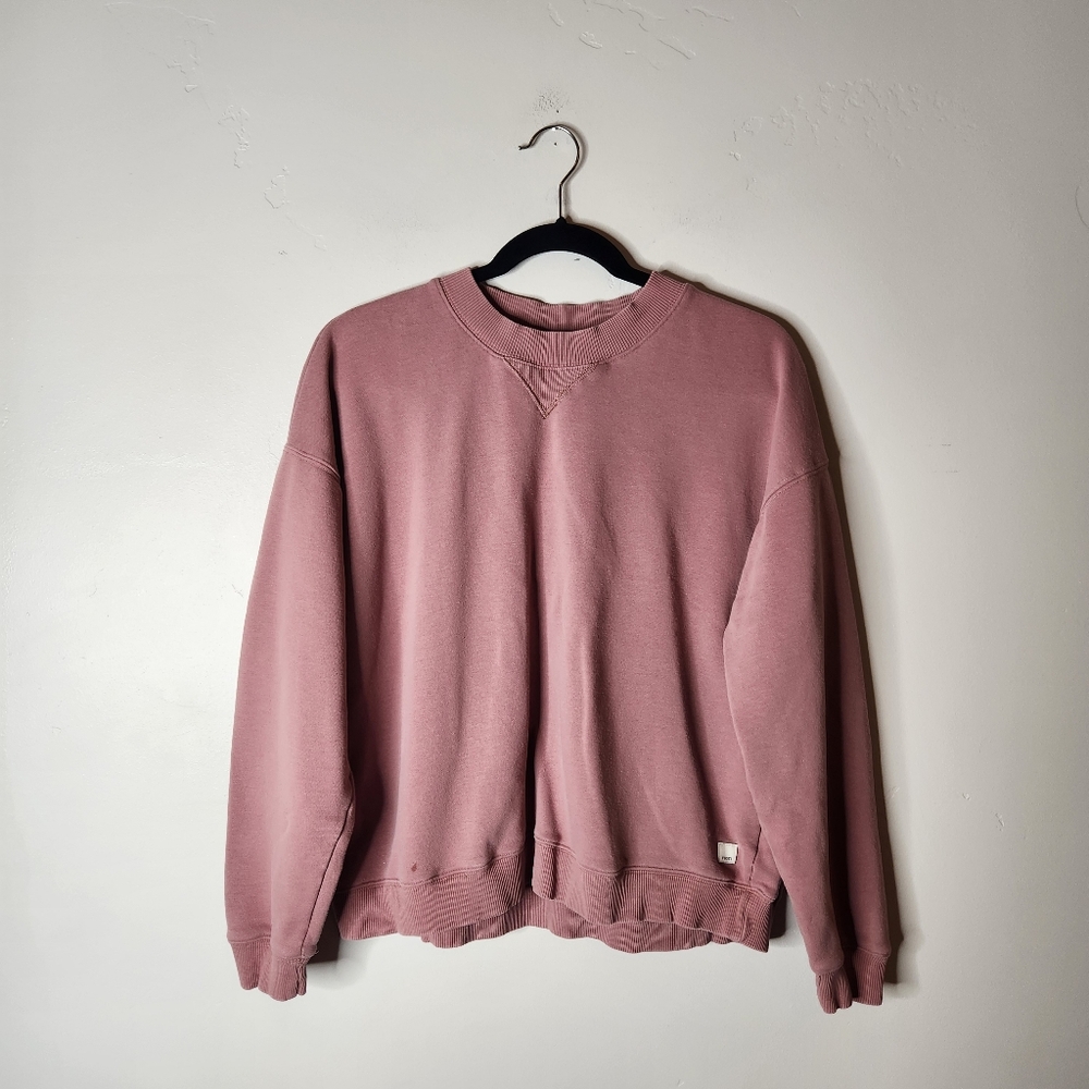 Vuori Sedona Crew Sweatshirt Pullover Marsala Size Medium - Picture 2 of 8